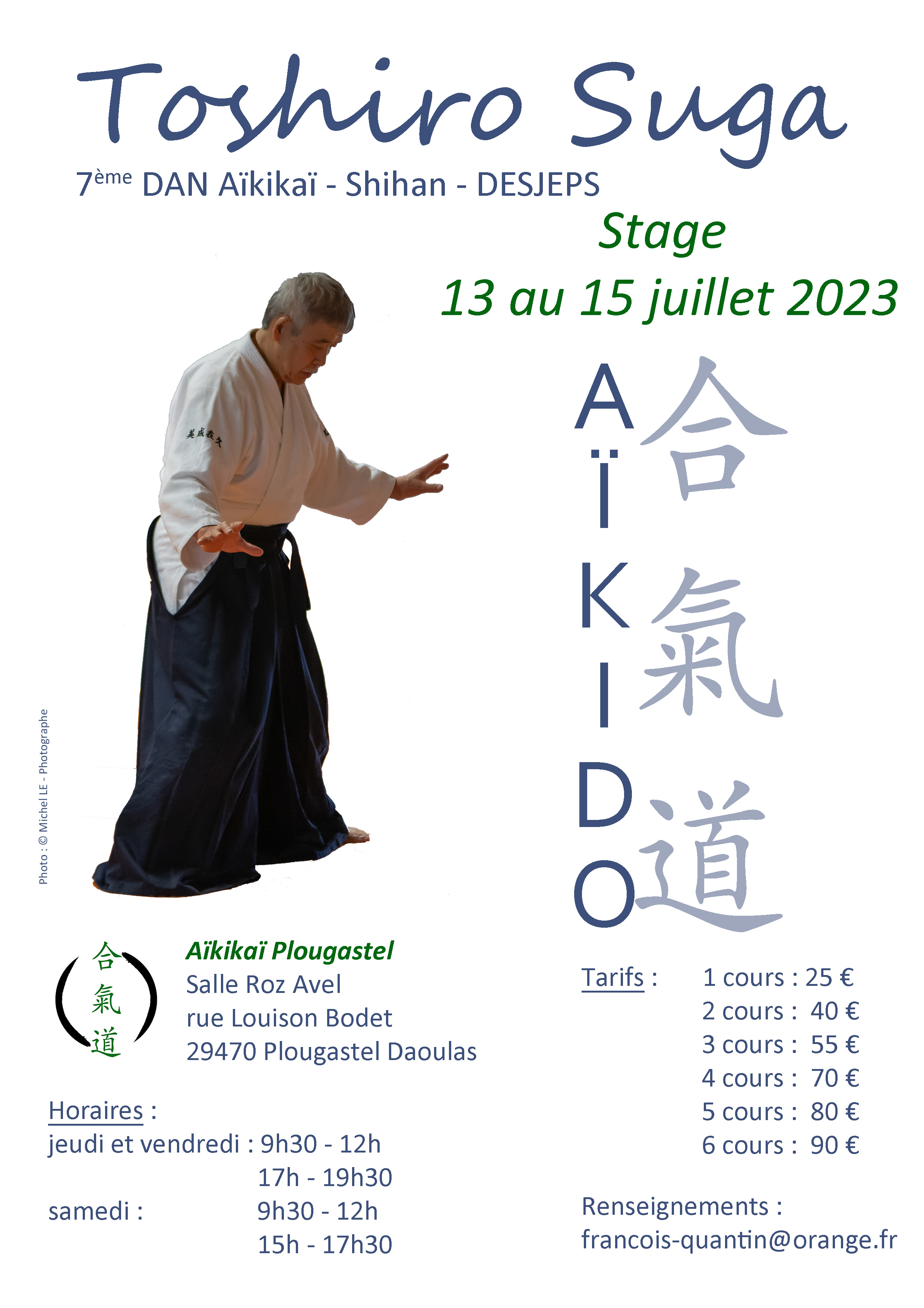 Toshiro - Stage juillet 2023